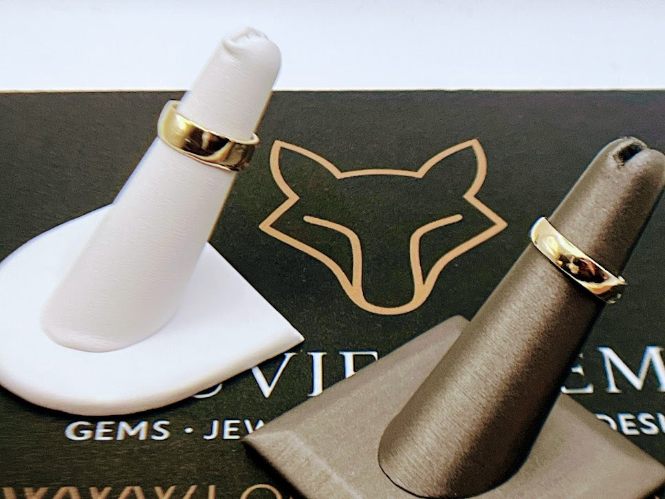 10kt Yellow Gold Dome Band - 2mm or 4mm