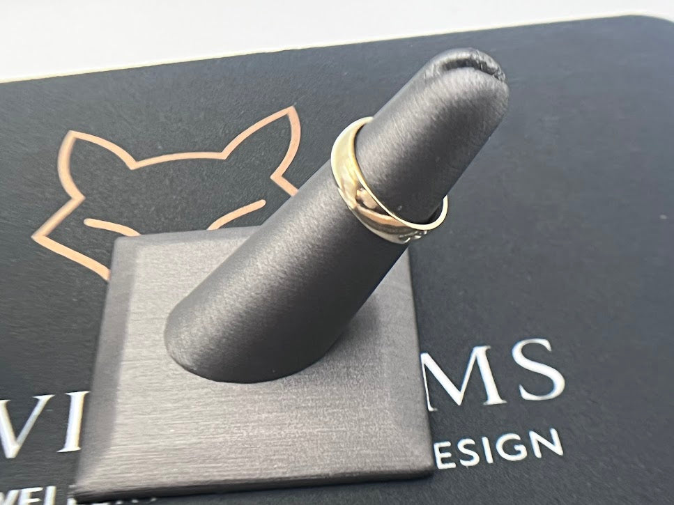 10kt Yellow Gold Dome Band - 2mm or 4mm