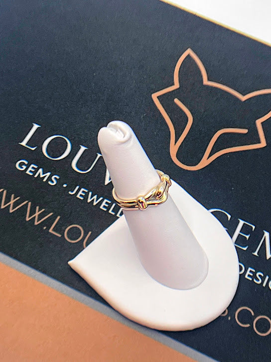 10kt Yellow Gold Premium Love Knot Ring