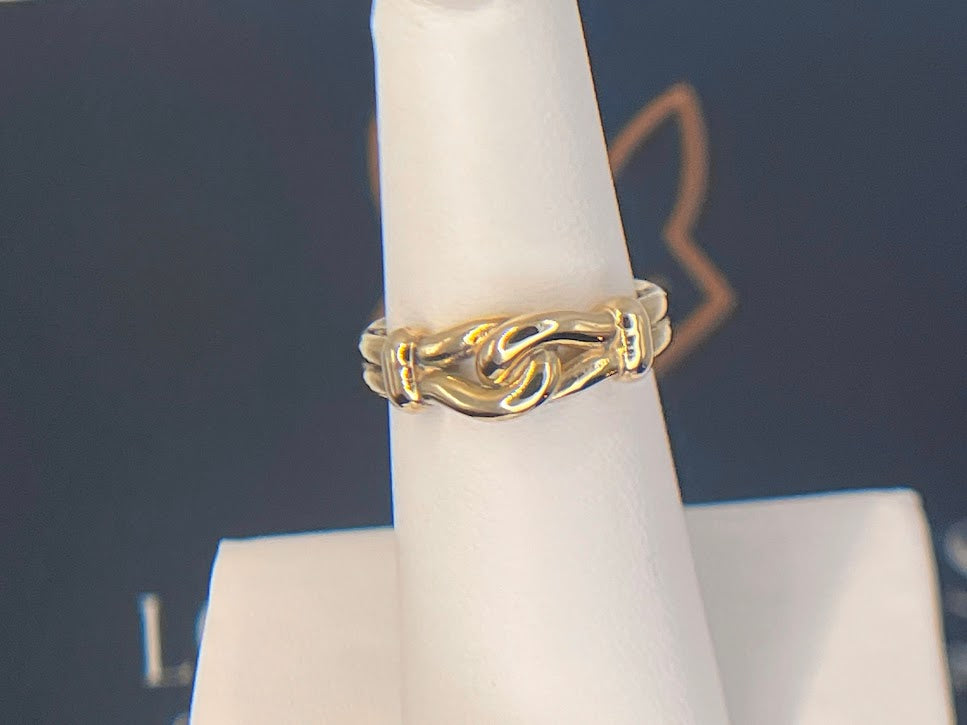 10kt Yellow Gold Premium Love Knot Ring
